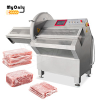Machine à découper la viande congelée industrielle électrique MY pour steak, lanières de porc, tranches et bacon – En promotion