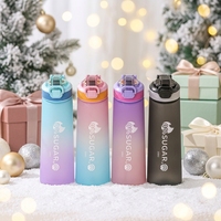 Bouteille de sport pour eau aromatisée avec capsules de fruits technologiques, sans sucre, pour adultes, idéale pour le fitness en extérieur, prête à être expédiée