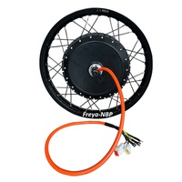 Moteur Vélo Électrique Haute Puissance 72V 8000W 3T 3.5T V4 QS273 150mm Couple Élevé, Kit Vélo Électrique 8000W pour Enduro Ebike Sabvoton