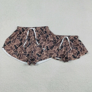 Shorts Deportivos Casuales de Camuflaje para Niñas, Conjunto Familiar a Juego para Mamá e Hija - Product Image 4