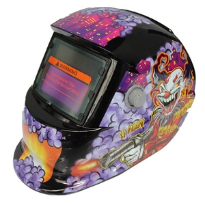 Passt das Erscheinung sbild von Solar-Auto-Verdunkelung helmen mit LED-Scheinwerfern für 100*80mm Schweißer helme an - Product Image 4