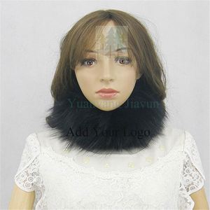 Écharpe <span class=keywords><strong>Snood</strong></span> Loop de conception de fausse <span class=keywords><strong>fourrure</strong></span> de couleur pure douce pour femmes avec fausse <span class=keywords><strong>fourrure</strong></span> - Product Image 3