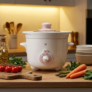 Casserole à mijoter OEM avec cuve intérieure en céramique, commande mécanique, petite capacité pour usage individuel ou familial. Mode - Product Image 1