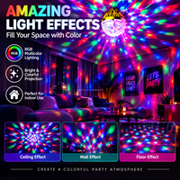Ampoule LED RGB E27 à rotation automatique, lumière de fête, 220V, boule magique colorée pour KTV, DJ, club, maison, fête de Noël