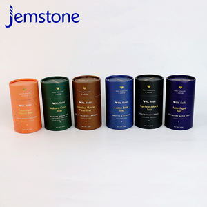 Caja cilíndrica de cartón impresa personalizada biodegradable de alta calidad, embalaje de tubo de papel - Product Image 1