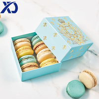 Großhandel öl beständige Macaron-Verpackungs boxen in Lebensmittel qualität Benutzer definierte Schokoladendonut-Dessert boxen für Backwaren und süße Geschenk verpackungen