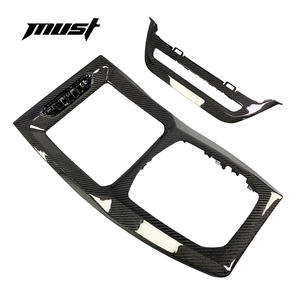Componente de Reemplazo Completo en Fibra de Carbono 100% Real para BMW G01 G02 <span class=keywords><strong>X3</strong></span> X4 M LCI 2022-2024 Cubierta de Panel de Radio Cubierta de Consola Central - Product Image 1