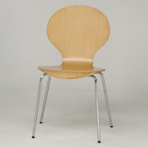 Silla de comedor de madera apilable moderna para uso en la cocina del hogar Muebles para el hogar ricos en características - Product Image 1