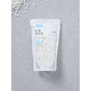 Ciottolo lucidato di pietra artificiale e naturale 350g bianco per porta antincendio all'aperto per applicazioni esterne del parco - Product Image 1