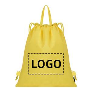 Custom Logo Practical Non-Woven <b>Waterproof</b> <b>Drawstring</b> Gym <b>Bags</b> / Sport <b>Drawstring</b> Pack - Product Image 5