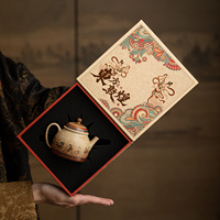 Théière en céramique Dunhuang Flying Apsaras, haut de gamme, luxe léger, classique, traditionnelle, pour usage domestique ; cadeau festif pour