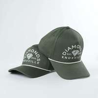 Gorras Snapback de 5 Paneles Hechas a Medida, Color Verde, Tela 100% Algodón, Gorra de Golf con Logotipo Personalizado, Gorras de Béisbol