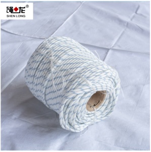 Cuerda de amarre de doble capa trenzada de polipropileno, 8/12 hilos, PP, diámetro 40-72mm, para amarre de terminales portuarios, embarcaciones marinas y barcos. - Product Image 3