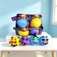 Jouet Squishy Chien à Visages Interchangeables, Jouet à Presser Doux à Remontée Lente, Anti-Stress, Jouet Fidget, Cadeau Amusant pour Enfants et Adultes