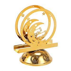 ที่ใส่กระดาษทิชชูรูปเหล็กสำหรับเทศกาลอีด รอมฎอน ของตกแต่งโต๊ะทำงาน งานฝีมือโลหะสำหรับงานเลี้ยงฉลองมูบารัค ของตกแต่งโต๊ะทำงาน - Product Image 5