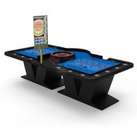 YH 118 Zoll Professional Casino Spieltisch Luxuriöser neuer 2 in1 Roulette Tisch zum Verkauf