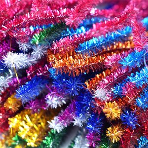 Sparkling Glitter Pipe Cleaners Metallic Shiny <b>for</b> Party Decor 5 Dazzling Colors 100pcs - Product Image 5