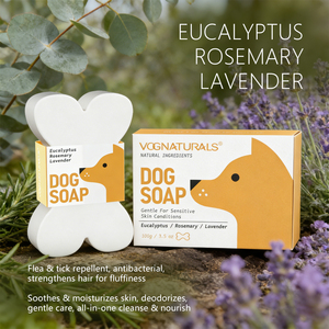 สบู่ทำความสะอาดสัตว์เลี้ยงจากธรรมชาติ น้ำยาทำความสะอาดร่างกายออร์แกนิก ให้ความชุ่มชื้นและป้องกันอาการคัน ไม่มีสารตกค้าง ปลอดภัยและอ่อนโยน สำหรับสุนัข/แมว - Product Image 3