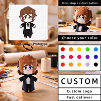 Peluche personnalisée mignonne sur mesure, poupée en peluche douce, portrait personnalisé, personnage de jeu en peluche avec costumes amovibles