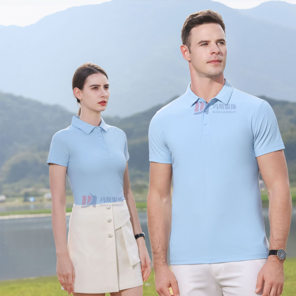 Navy Blue Breathable Sport Golf Polo Shirts Men's Customize