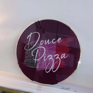 Logo d'entreprise personnalisé, enseigne acrylique 3D à <span class=keywords><strong>LED</strong></span> pour salon de beauté, manucure, cheveux, studio, décoration murale, nom de l'entreprise - Product Image 2