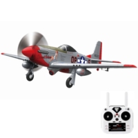 Modèle d'avion de chasse P-51D Mustang de la Seconde Guerre mondiale 1:16 2.4G 10CH Brushless EPP Foam RC Glider prêt à voler, avion radiocommandé pour enfants