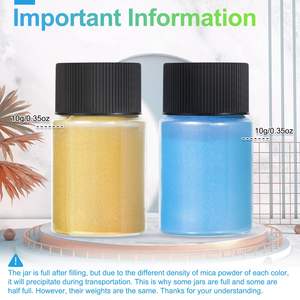 Pigments en poudre de mica pour la fabrication de savons, colorants sans danger pour la peau, pour savons DIY, bombes de bain, bougies, vernis à ongles, colorants pour résine et maquillage. - Product Image 5