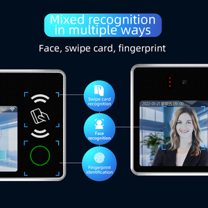 Produk kontrol akses biometrik tempat tinggal sistem kehadiran 5 inci, deteksi wajah penangkap wajah pengenalan wajah - Product Image 3