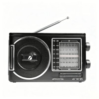 KBroad KTF-1646 Radio Portabel Nirkabel AM/FM SW 8-Band Tenaga Surya untuk Speaker Senter Multi-Fungsi MP3 TF/USB