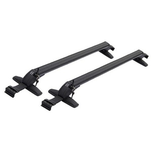 <span class=keywords><strong>Porte</strong></span>-bagages universel en alliage d'aluminium pour toit avec serrures <span class=keywords><strong>antivol</strong></span> et barres transversales, capacité 100 kg - Product Image 1