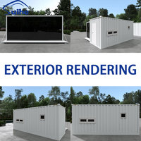 Maisons conteneurs modernes neuves de 20 pieds et 40 pieds, maisons conteneurs modulaires extensibles, maisons conteneurs pliables, prêtes à vivre