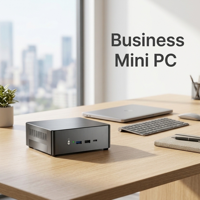 Business Mini PC Intel Core I5-12450H I7-12650H DDR5 64G Dual NVMe Business Computer Dual LAN WiFi 6 Windows 11 Office Computer