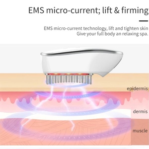Custom logo EMS Rechargeable Hair <b>Scalp</b> Devices Head <b>Massager</b> <b>Brush</b> - Product Image 5
