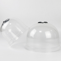 Cloche de jardin en plastique transparent réutilisable, bâche anti-humidité, protection pour plantes, pépinière
