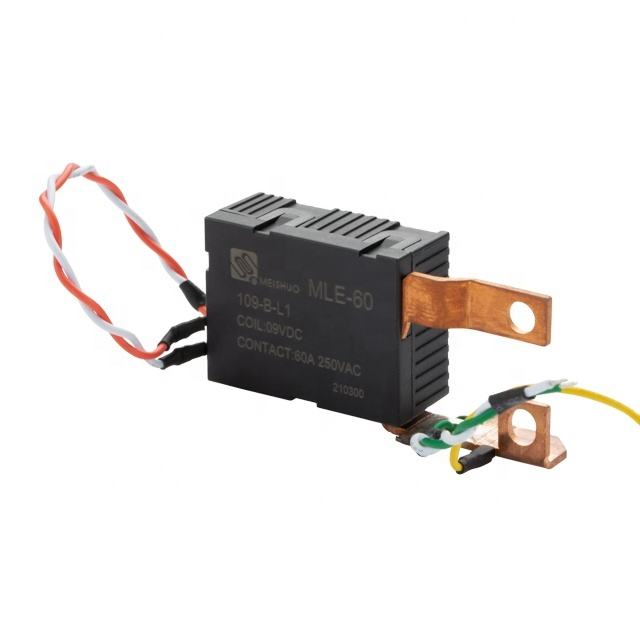 MLE-60-109-B-L1 High Power 60A 250Vac Latching Electromagnetic Relay New Dust-Protected 9Volt Miniature Relay Sealed Contact