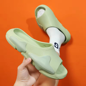 Zapatillas deslizantes personalizadas para hombre, sandalias <span class=keywords><strong>inflables</strong></span> rojas y negras con adornos deslizantes, orden mínima, zapatillas de sandalias deslizantes blancas - Product Image 5