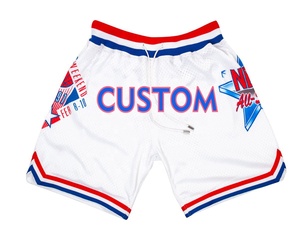 Shorts de <span class=keywords><strong>basket</strong></span> rétro personnalisés 2025 <span class=keywords><strong>pour</strong></span> hommes et unisexe, blanc, en maille respirante, grandes tailles, avec poches style old school <span class=keywords><strong>pour</strong></span> <span class=keywords><strong>l</strong></span>'<span class=keywords><strong>été</strong></span> - Product Image 1