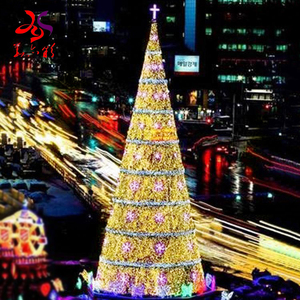 Cây thông Noel ngoài trời cao cấp, trang trí sẵn đèn, kích thước lớn, sang trọng, dành cho khách sạn, trung tâm thương mại (12ft, 14ft, 15ft, 20ft, 30ft) - Product Image 5