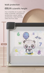 Parc de jeu pour bébé avec barrière de sécurité, parc de jeu portable d'intérieur pour les tout-petits apprenant à ramper et à marcher, clôture de parc pour usage domestique - Product Image 2