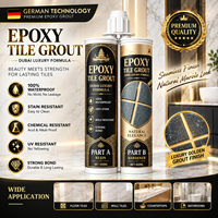 Mortier époxy premium pour joints, résistant à l'usure, forte adhérence, agent de jointoiement pour carrelage, mortier époxy multicolore pour sols et murs en céramique