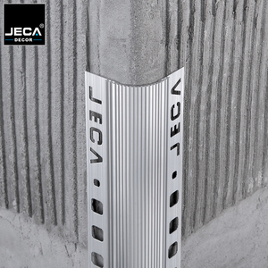 Profilé d'angle en aluminium JECA, bordure métallique dissimulée pour une transition fluide de l'angle droit au rayon - Product Image 5