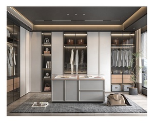 Morden Gris Automatique Boutique Meubles Armoire de Stockage Armoire Modulaire en Bois Placards pour la Chambre - Product Image 2