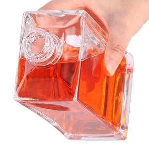 <span class=keywords><strong>Bouteille</strong></span> en verre ronde <span class=keywords><strong>de</strong></span> 500 ml pour whisky, liqueur, <span class=keywords><strong>rhum</strong></span>, gin, boissons alcoolisées, bouchon en liège, sérigraphiée, à <span class=keywords><strong>bon</strong></span> prix - Product Image 3