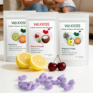 Cires parfumées à marque privée, mélange de soja et de cire d'abeille, parfum longue durée, forme et formule personnalisées - Product Image 1