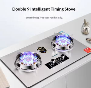 Cuisinière à <span class=keywords><strong>gaz</strong></span> moderne à <span class=keywords><strong>2</strong></span> brûleurs en acier inoxydable, cuisinière à <span class=keywords><strong>gaz</strong></span> de table portable, brûleurs à <span class=keywords><strong>gaz</strong></span> pour le <span class=keywords><strong>camping</strong></span> en plein air, pique-nique - Product Image 5