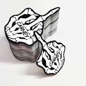 Conception de logo personnalisé, impression UV brillante/mate écologique, résistante à l'eau, impression holographique en PVC, vinyle, dessin animé, promotion d'entreprise - Product Image 3