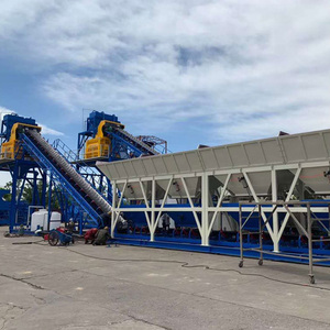 Planta Mezcladora de Concreto Estacionaria de Pequeña Capacidad, Automática, de 50m3/h, 75m3/h, 90m3/h, 120m3/h, 180m3/h, para Máquinas de Construcción - Product Image 2