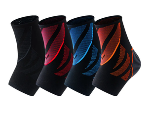 Protège-cheville de sport, protège-cheville en <span class=keywords><strong>nylon</strong></span> tricoté, haute élasticité, respirant, chaussettes de compression pour les chevilles pour hommes, entraînement sportif - Product Image 2