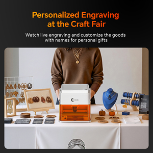 A1pro 10W Dual Laser Engraver <strong>Machine</strong> Mini Laser Engraver Mini Desktop Marking <strong>Machine</strong> for Metal, Plastic, and Leather ,wood - Product Image 2