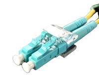 Kit Konektor Serat Optik Homk LCPC OM3 MM dengan Konektor LC/PC untuk Kabel Patch untuk Penggunaan Pabrik